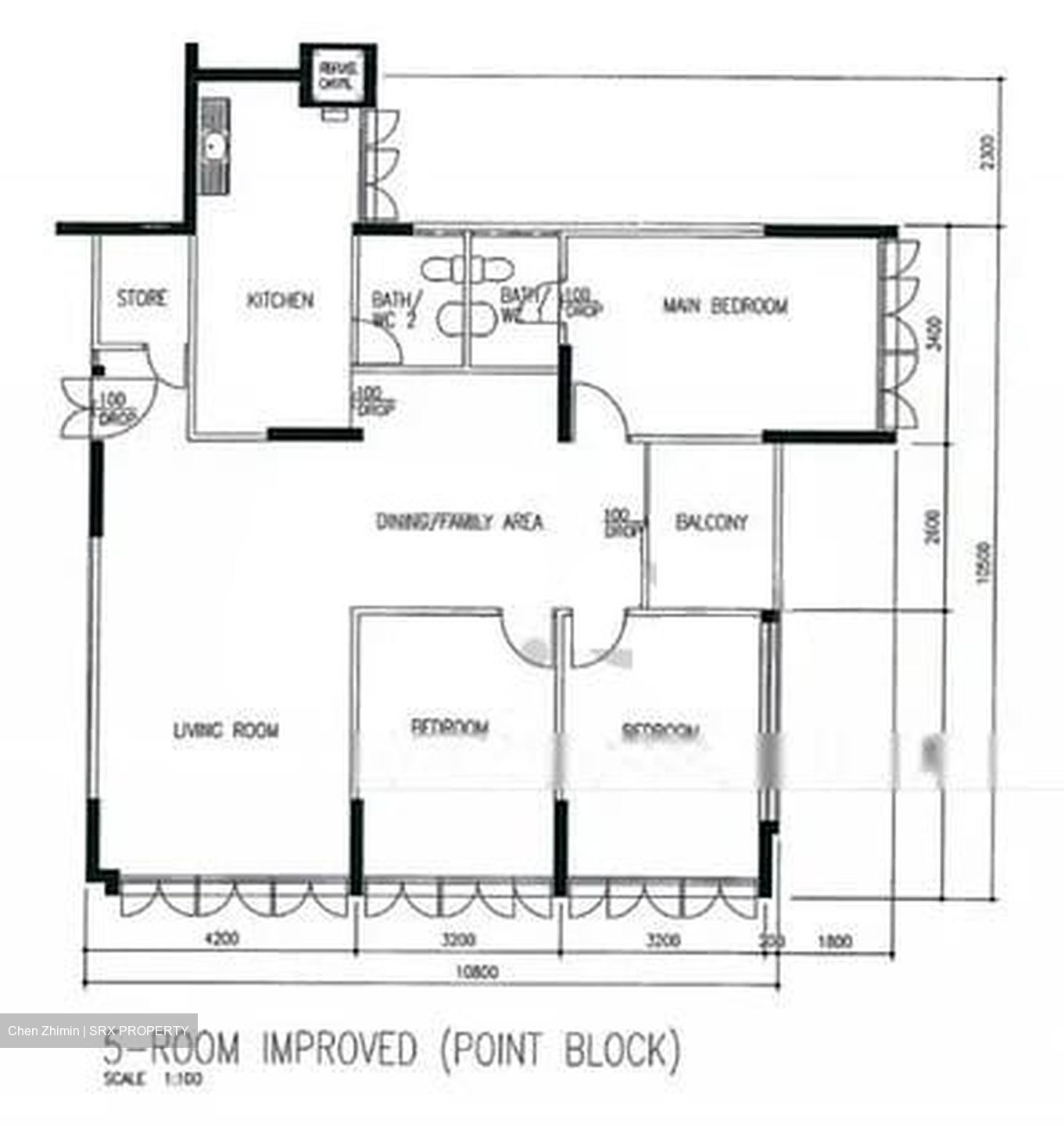 Blk 413 Commonwealth Avenue West (Clementi), HDB 5 Rooms #530068671
